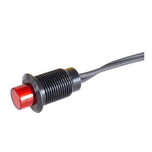 Picture of LED Ind. 10mm 24V RED c/w flying leads