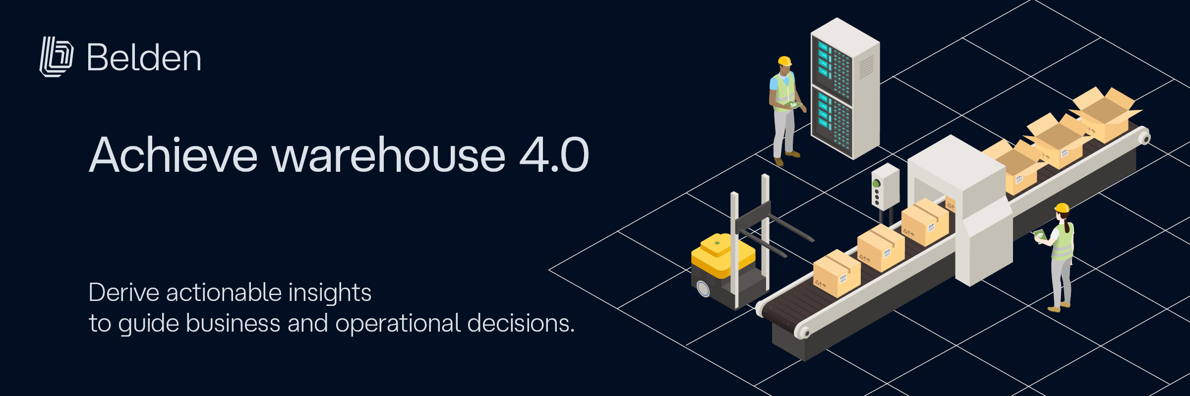 Achieve warehousing 4.0 with Belden